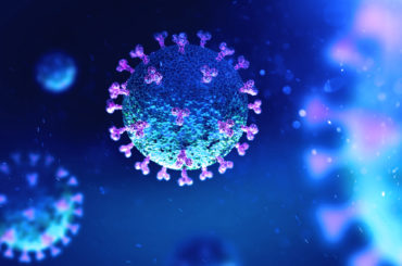 A covid 19 virus depiction
